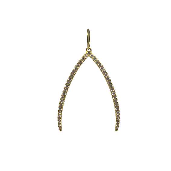 Wishbone Charm