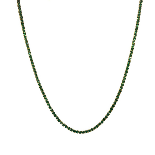Emerald Tennis Necklace