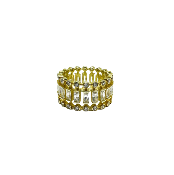 Crystal Bar Ring
