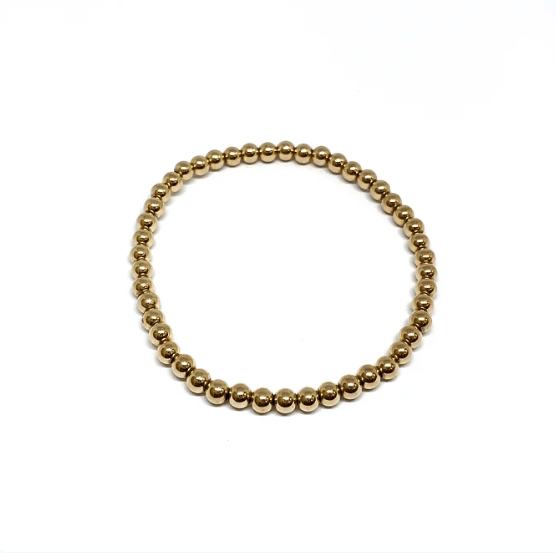 4mm Beaded Bracelet