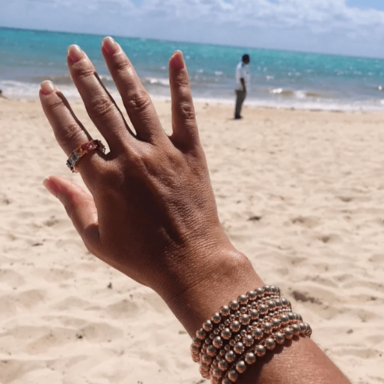 4mm Beaded Bracelet