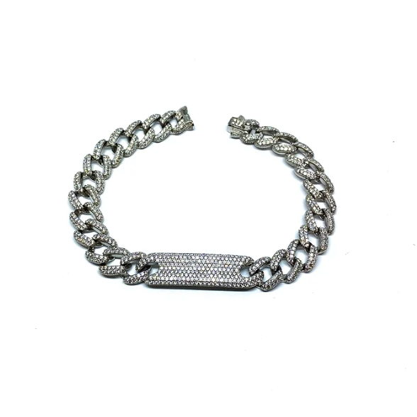 Sterling Cuban Link Bracelet