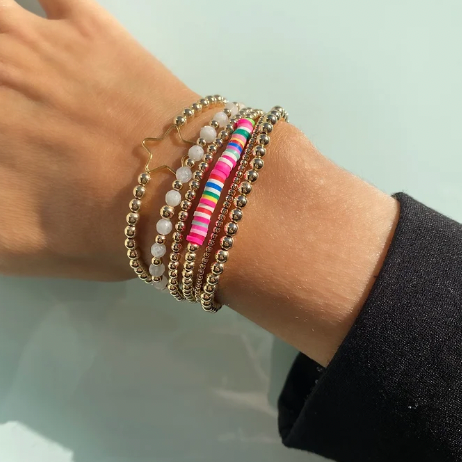 2mm Beaded Bracelet